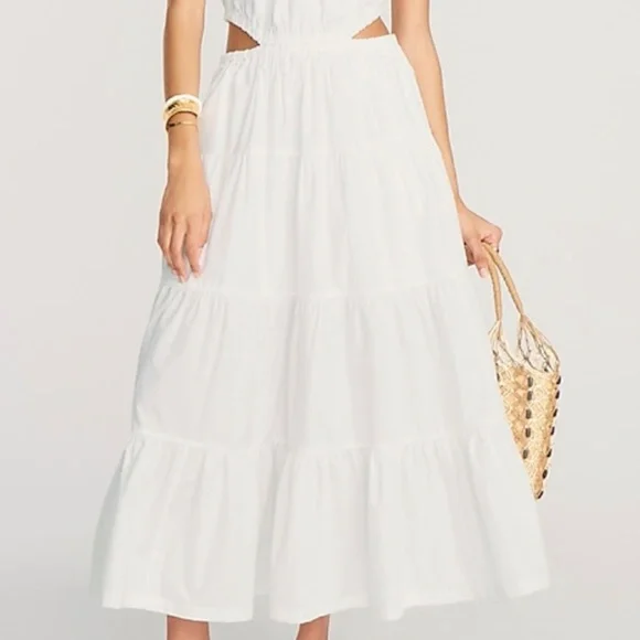 J crew Harbour Side Cutout Dress White XS - Picture 2 of 4